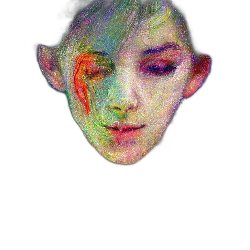 mask, face, dragon, creature, photorealistic, watercolor, vaporwave, fantasy art transparent PNG cut-out