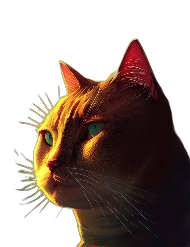 animal, creature, staff, crown, photorealistic, 3d render, concept art, fantasy art transparent PNG cut-out