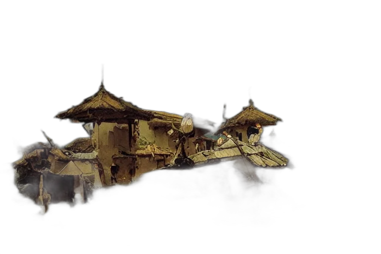 dragon, weapon, building, sword transparent PNG cut-out
