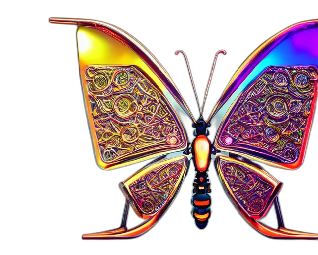 jewelry, animal, umbrella, 3d render, photorealistic, fantasy art, concept art, colorful transparent PNG cut-out