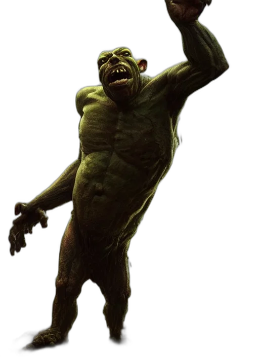creature, animal, staff, face, concept art, 3d render, photorealistic, epic transparent PNG cut-out