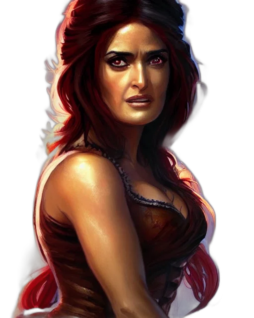 face, fantasy art, comic book art, concept art transparent PNG cut-out