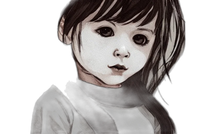 face, mask, robot, creature, photorealistic, pencil sketch, concept art, anime transparent PNG cut-out