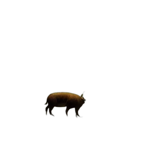 animal, creature, hair, food, pixel art, concept art, 3d render, photorealistic transparent PNG cut-out