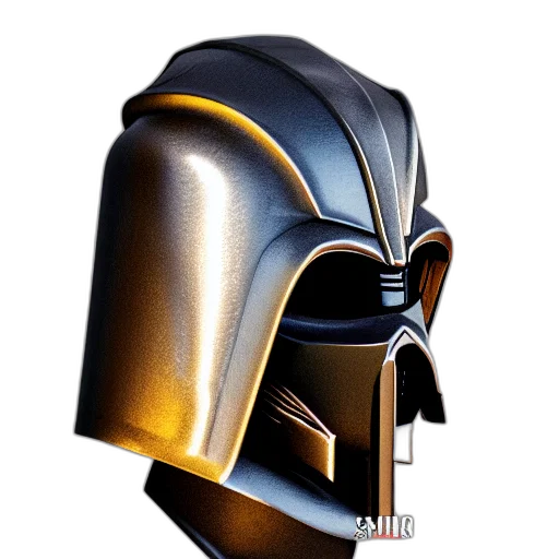 mask, crown, robot, 3d render, photorealistic, concept art, fantasy art, golden transparent PNG cut-out