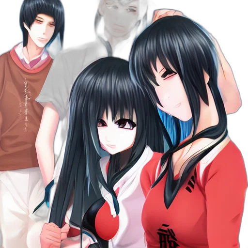 staff, mask, anime, photorealistic transparent PNG cut-out