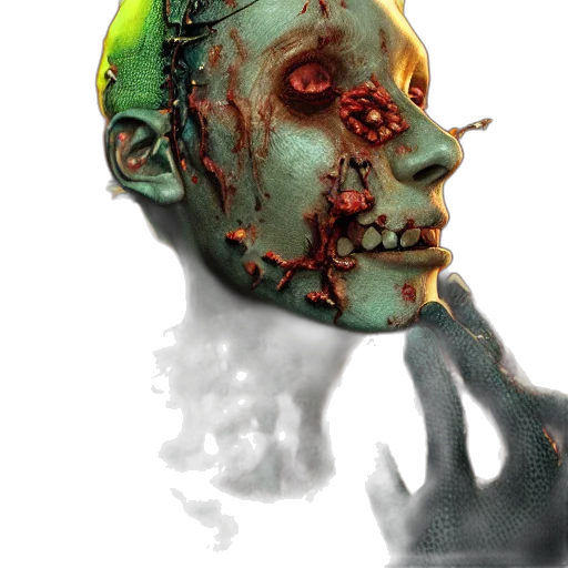 mask, face, robot, creature, concept art, cyberpunk, comic book art, fantasy art transparent PNG cut-out