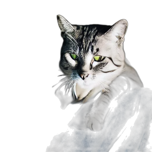 animal, creature, face, photorealistic transparent PNG cut-out