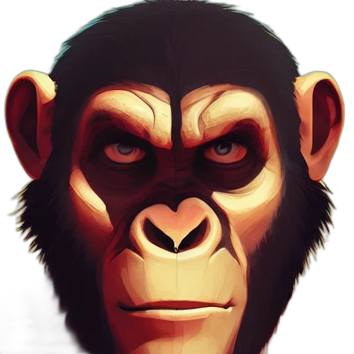 animal, face, mask, concept art transparent PNG cut-out