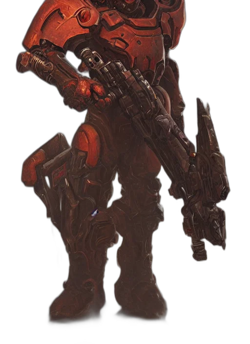 robot, weapon, staff, concept art transparent PNG cut-out