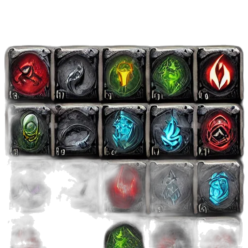 jewelry, weapon, concept art, fantasy art, dark, green, neon, red transparent PNG cut-out