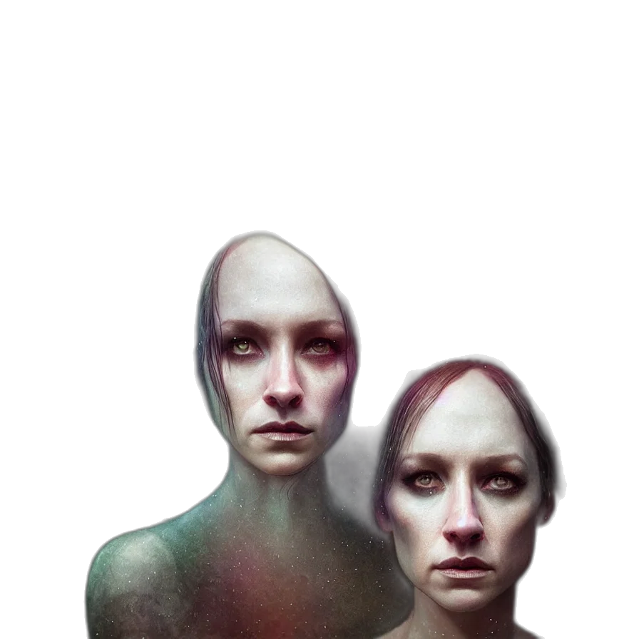 face, mask, robot, creature transparent PNG cut-out