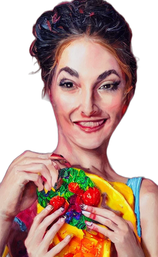 food, face, jewelry, crown transparent PNG cut-out