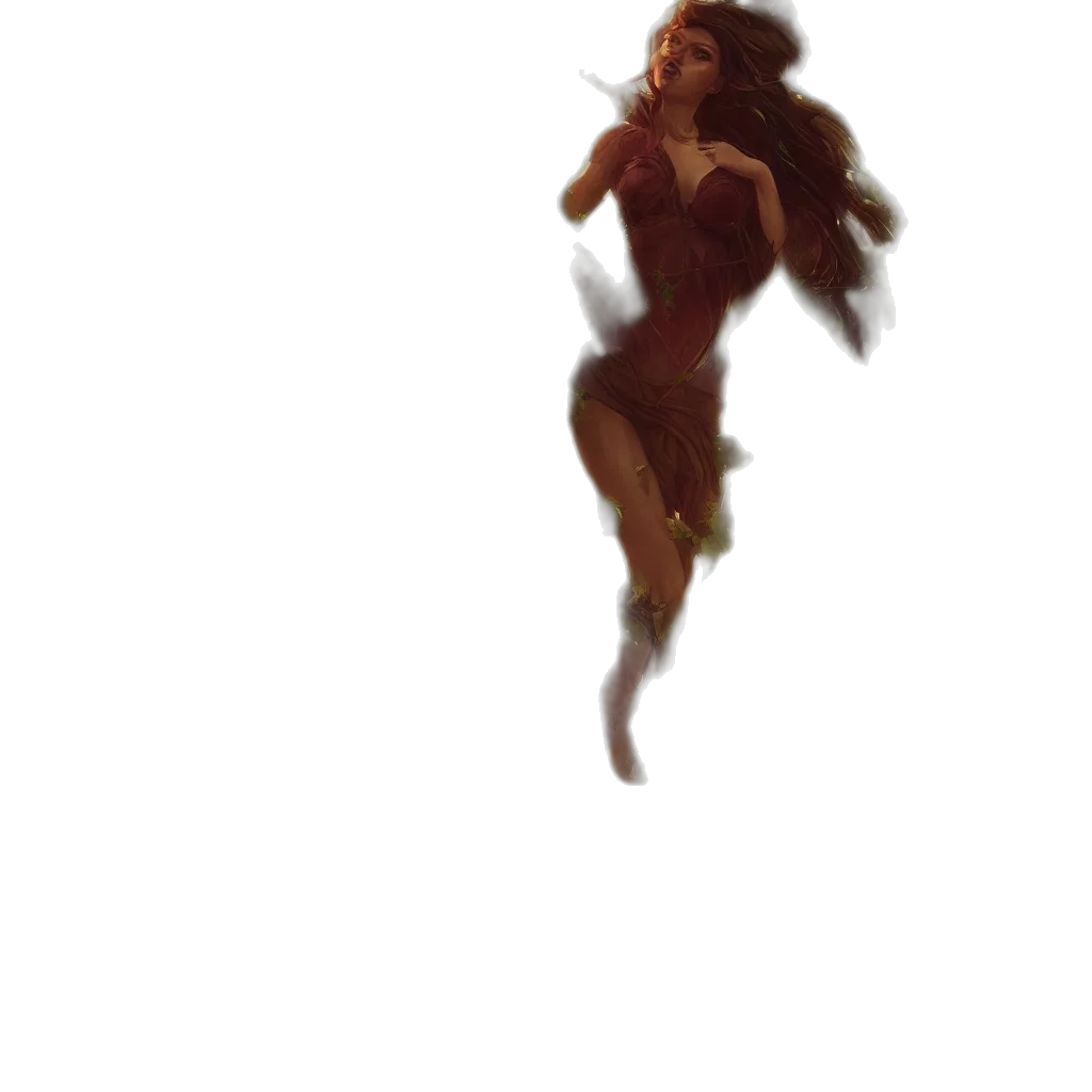 hair, creature, dress, animal, concept art, pixel art, comic book art, fantasy art transparent PNG cut-out