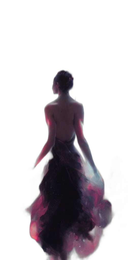 dress, jewelry, staff, crown transparent PNG cut-out