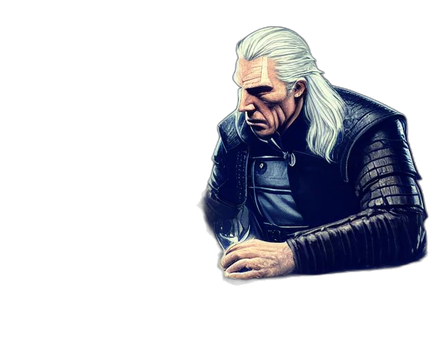 dragon, jacket, sword, face, fantasy art, concept art, comic book art, pixel art transparent PNG cut-out