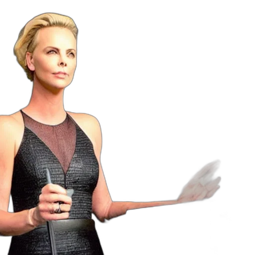 staff, dress, weapon, photorealistic transparent PNG cut-out