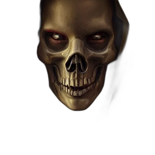 mask, face, creature, jewelry, photorealistic, concept art, 3d render, comic book art transparent PNG cut-out
