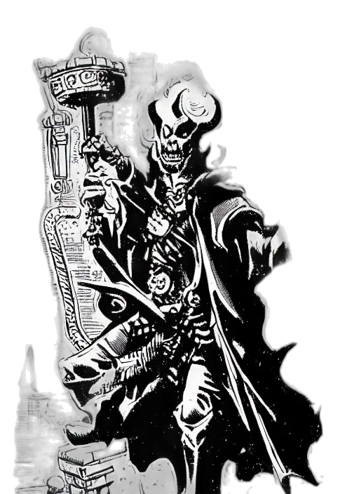 jacket, staff, weapon, comic book art transparent PNG cut-out