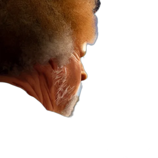 face, mask, hair, creature transparent PNG cut-out