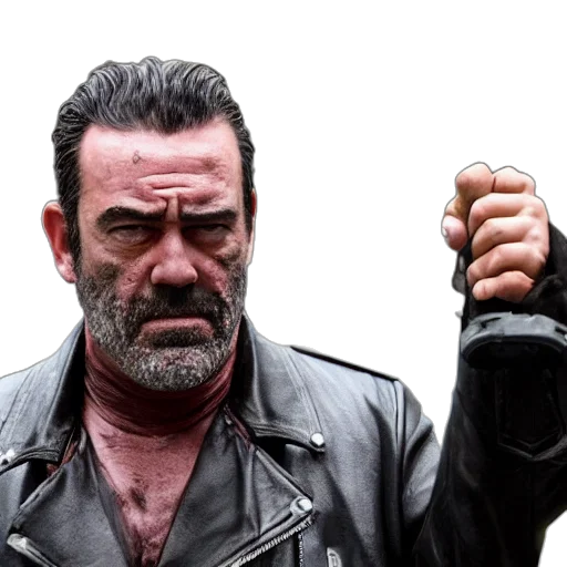 jacket, negan, walking, dead transparent PNG cut-out