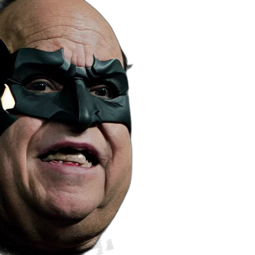 mask, danny, devito, batman transparent PNG cut-out