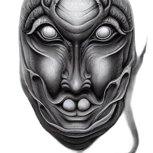 mask, face, creature, jewelry transparent PNG cut-out