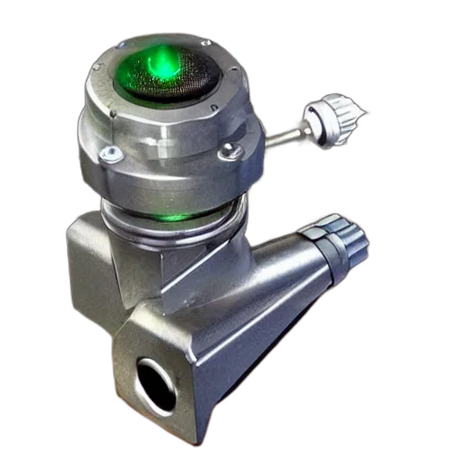 robot, staff, weapon, bottle, 3d render, photorealistic, concept art, work transparent PNG cut-out