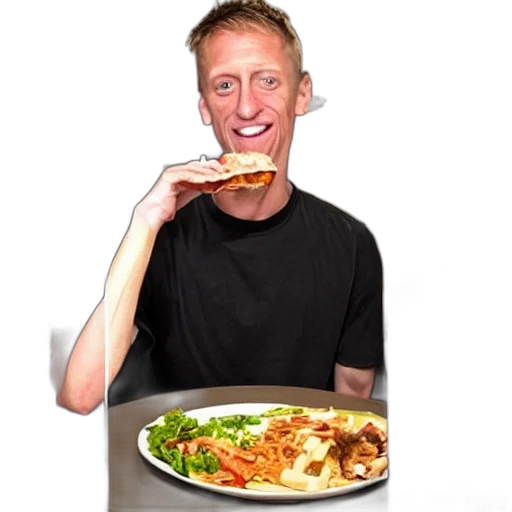 food, face, jacket, staff, tony, hawk, pro, mukbang transparent PNG cut-out