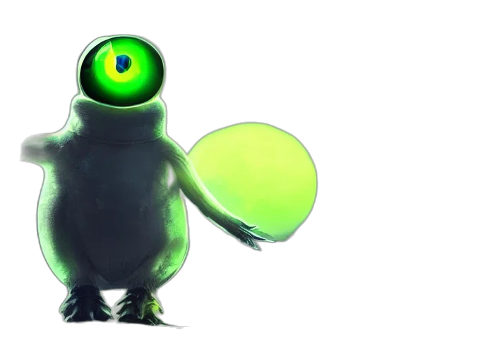 creature, animal, staff, robot transparent PNG cut-out