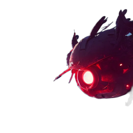 dragon, creature, mask, weapon transparent PNG cut-out