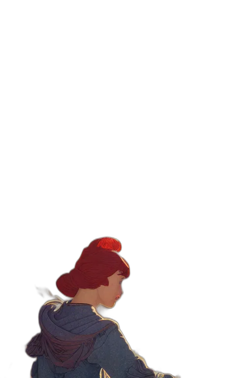 hat, crown, staff, dress transparent PNG cut-out