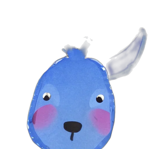 mask, animal, creature, staff, 3d render, concept art, watercolor, blue transparent PNG cut-out