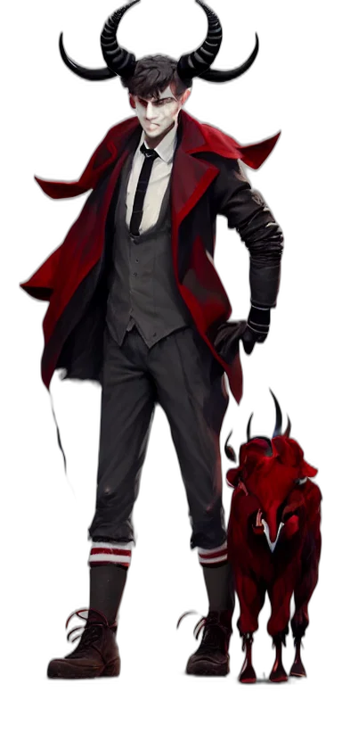 jacket, staff, concept art, fantasy art transparent PNG cut-out
