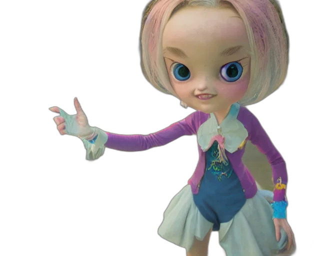 jacket, staff, dress, creature transparent PNG cut-out