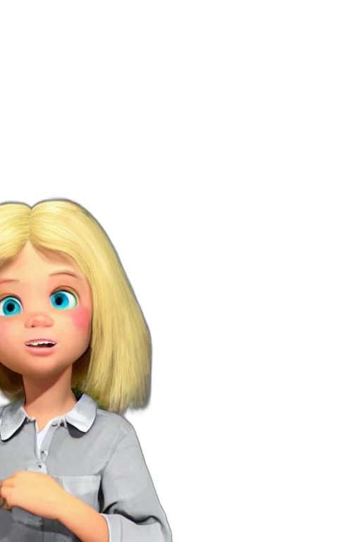face, hair, 3d render, cartoon, concept art, photorealistic, young, seven transparent PNG cut-out
