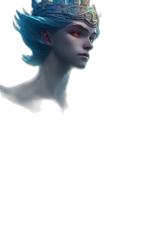 face, robot, mask, staff, concept art, fantasy art, photorealistic, 3d render transparent PNG cut-out
