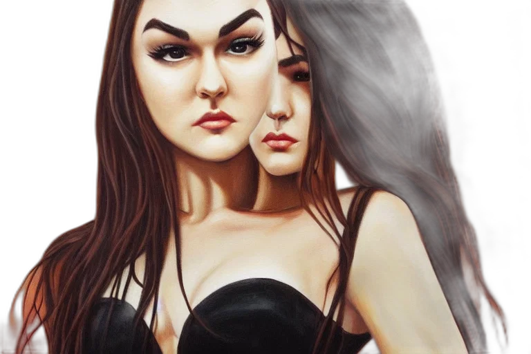 face, photorealistic, fantasy art, comic book art, concept art, dark, sasha, grey transparent PNG cut-out