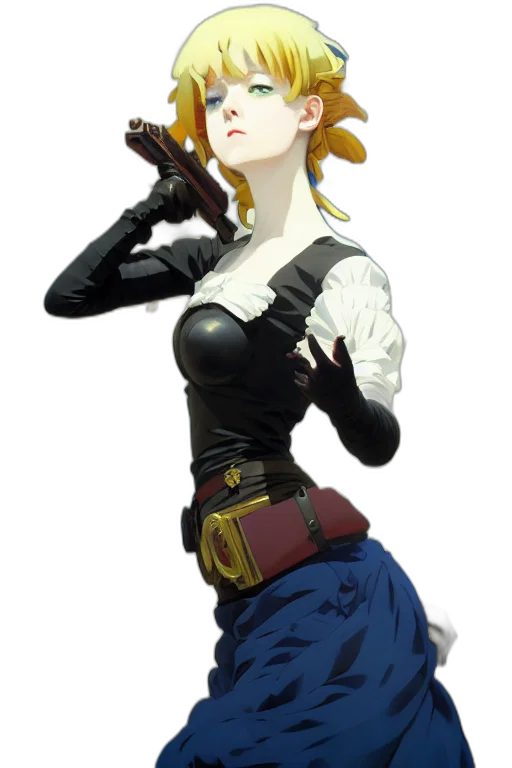 staff, weapon, dress, crown, concept art, pixel art, fantasy art, anime transparent PNG cut-out