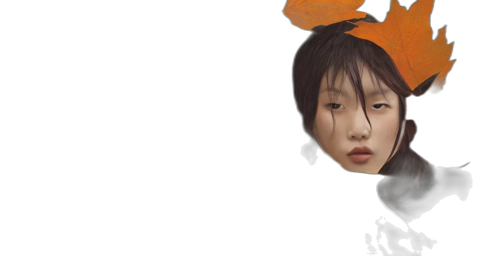 face, hair, hat, mask, photorealistic, anime, 3d render, concept art transparent PNG cut-out