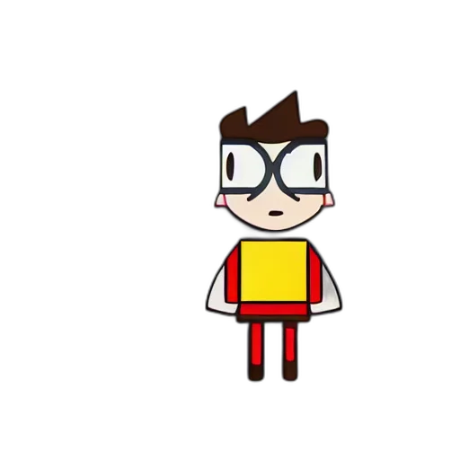 staff, robot, jacket, cartoon transparent PNG cut-out