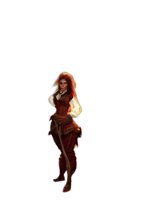 staff, dress, weapon, fantasy art transparent PNG cut-out