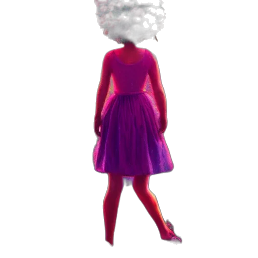 dress, umbrella, crown, hair transparent PNG cut-out