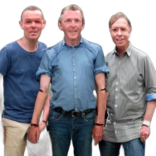 staff, three, humans transparent PNG cut-out