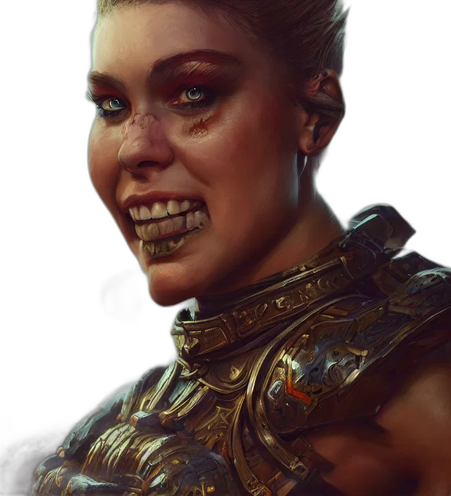 face, dragon, fantasy art, concept art, photorealistic, comic book art, golden, dark transparent PNG cut-out