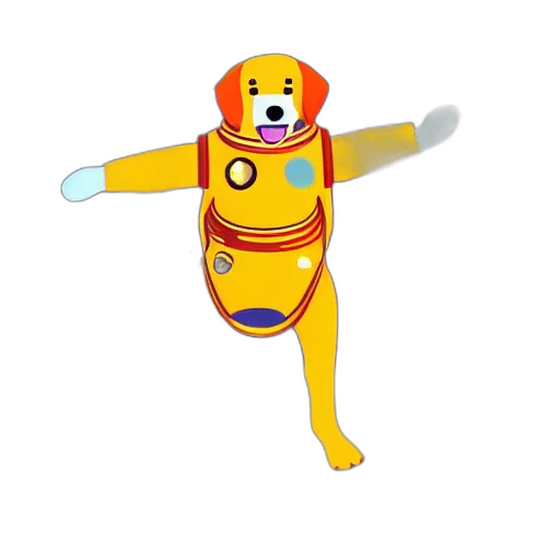 robot, staff, animal, creature, 3d render, concept art, pixel art, cartoon transparent PNG cut-out