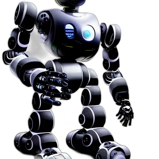 robot, staff, animal, weapon, 3d render, concept art, cyberpunk, pixel art transparent PNG cut-out