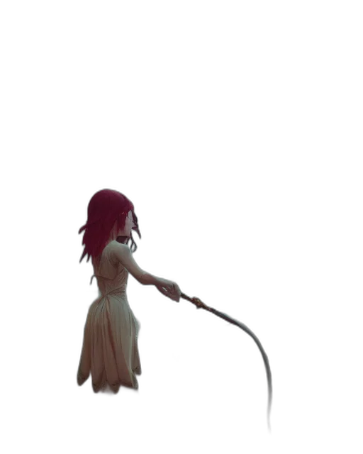 staff, weapon, sword, creature, concept art, fantasy art, pixel art, 3d render transparent PNG cut-out