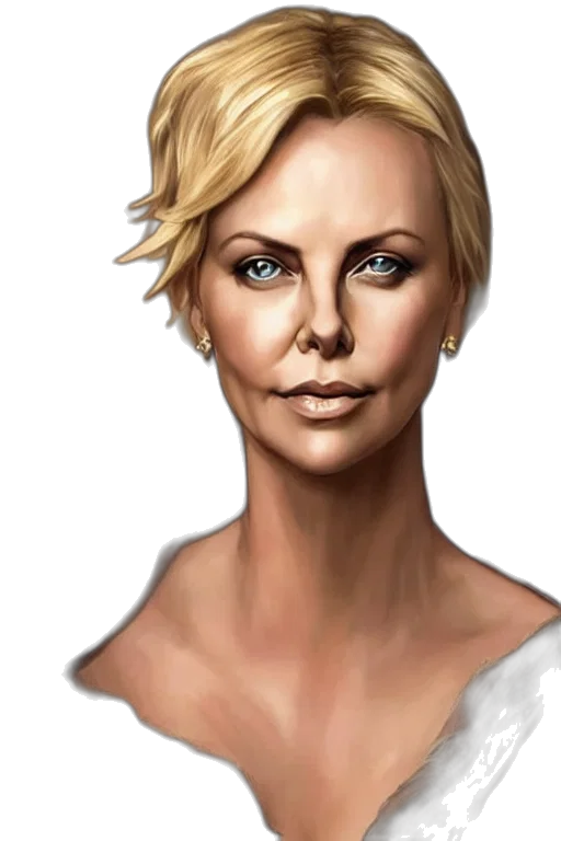 face, jewelry, staff, photorealistic transparent PNG cut-out