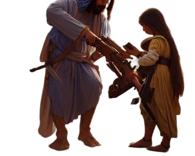 weapon, sword, concept art, photorealistic, oil painting, photography, jesus, christ transparent PNG cut-out